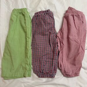 Boys Pull On 12 Month Pant Bundle Plaid